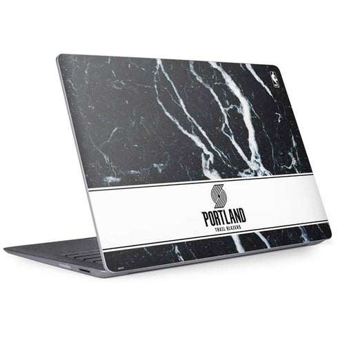 NBA Portland Trail Blazers Marble Surface Laptop 2 Skin